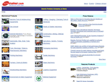 Tablet Screenshot of newmaker.com